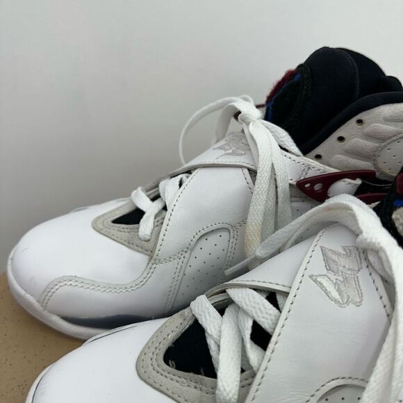 Air Jordan Women’s VIII Retro White Burgundy (CI1236-104) - Picture 8 of 13